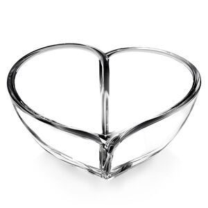 NEW ORREFORS Crystal Heart Bowl